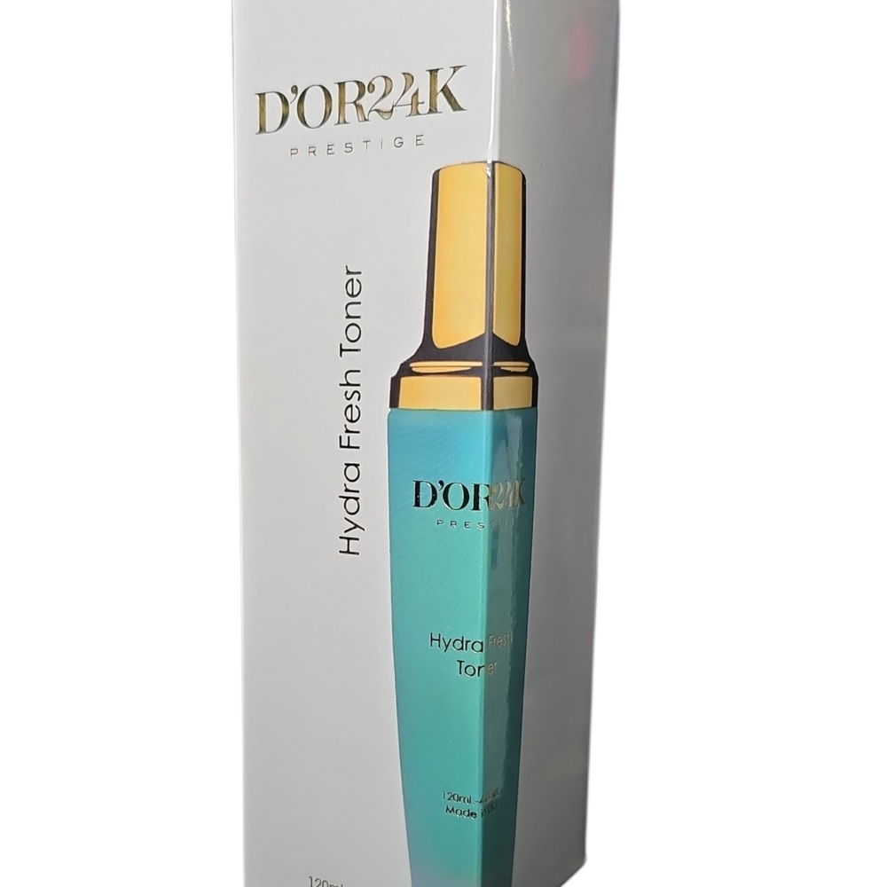 D'Or‎ Skincare Hydra Fresh Toner with White and Blue Design